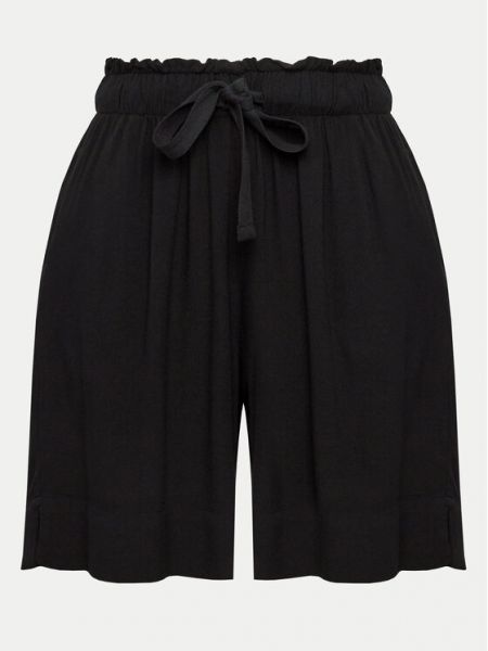 Bavlnené priliehavé šortky Deha čierna