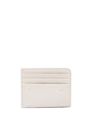 Kožená peňaženka Maison Margiela biela