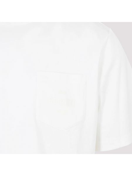 Camiseta de algodón Berluti blanco