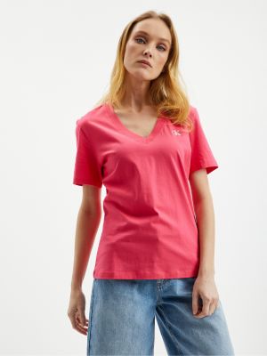 Tričko Calvin Klein Jeans ružová