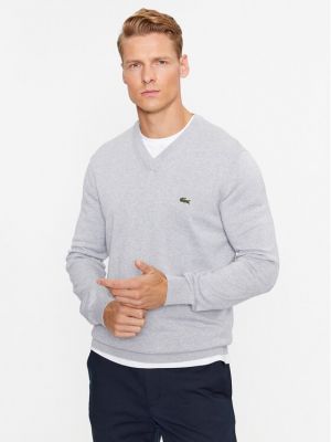 Пуловер Lacoste сиво
