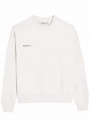 Sweatshirt mit rundem ausschnitt Pangaia weiß