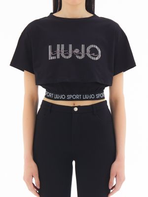 Черная футболка Liu Jo