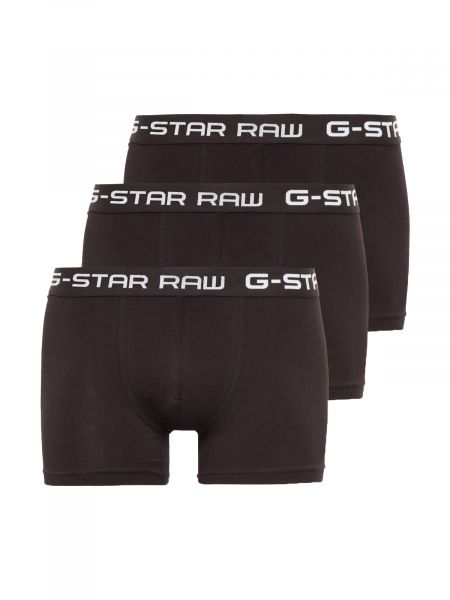 Боксеры со звездочками G-star Raw черные