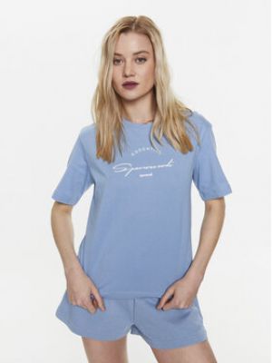 T-shirt large Sprandi bleu