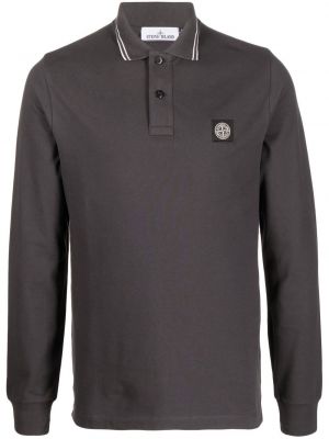 Poloskjorte Stone Island grå