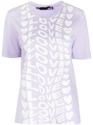 Skjorta Love Moschino lila