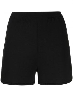 Shorts de sport en coton Chanel Pre-owned noir