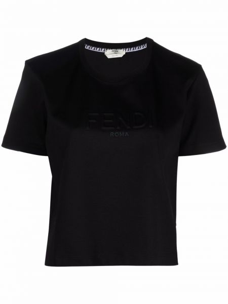 T-shirt Fendi, сzarny