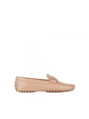 Loafers Tod's beżowe