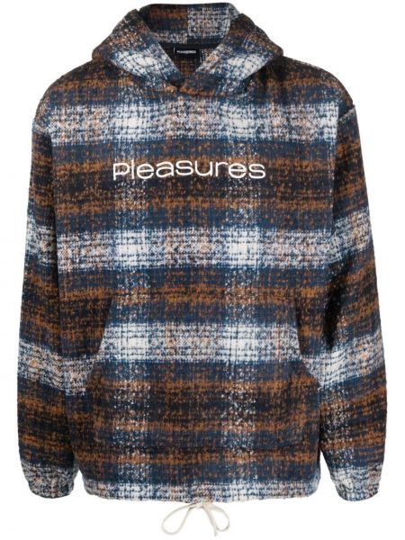 Karierter hoodie Pleasures