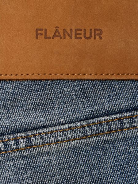 Proste jeansy Flâneur niebieskie
