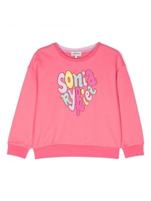 Hoodie för tjejer Sonia Rykiel Enfant rosa