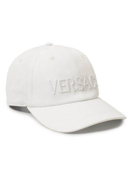 Хлопковая кепка Versace белая