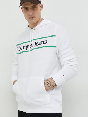 Hoodie s kapuljačom Tommy Jeans bijela