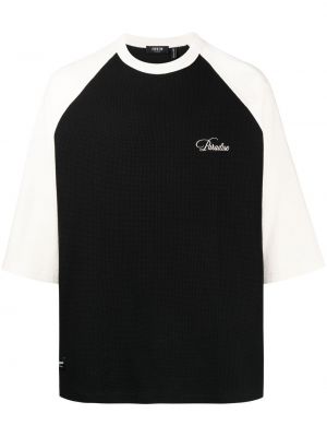 Siuvinėtas marškinėliai Five Cm juoda