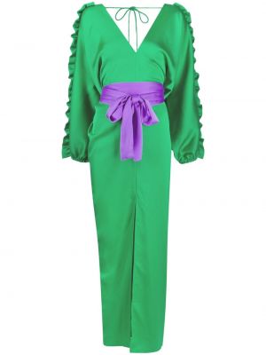 Vestito lungo Cynthia Rowley verde