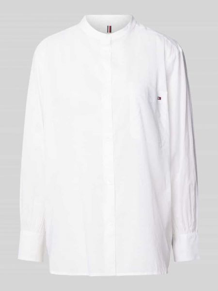 Bluzka bawełniana Tommy Hilfiger biała
