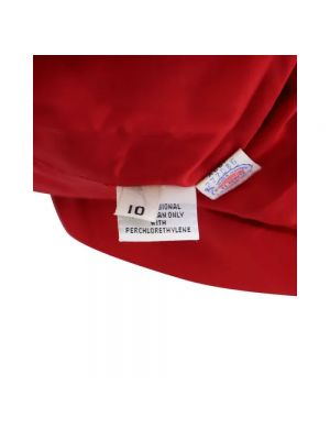 Vestido de lana Oscar De La Renta Pre-owned rojo