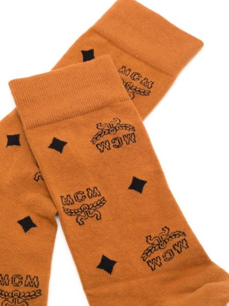 Socken mit print Mcm braun