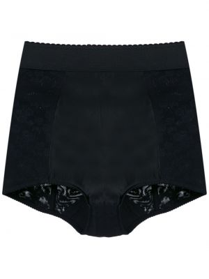 Kalhotky s vysokým pasem Dolce & Gabbana černé