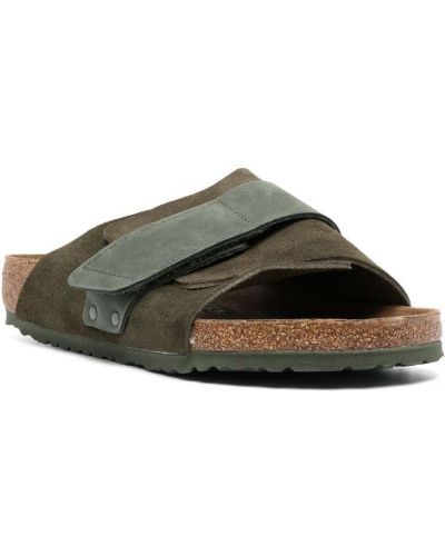 Wildleder sandale ohne absatz Birkenstock grün