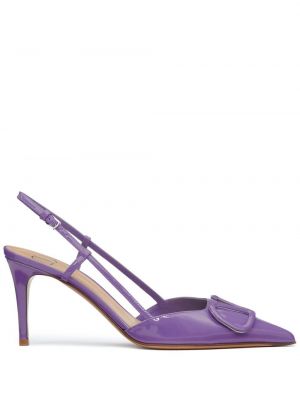 Pantofi cu toc Valentino Garavani violet