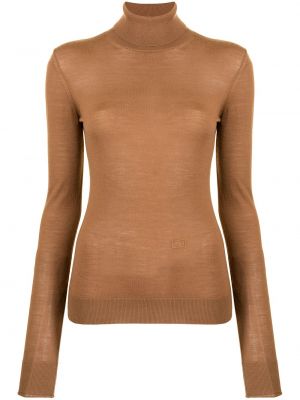Jersey de cuello vuelto de tela jersey Ports 1961 marrón
