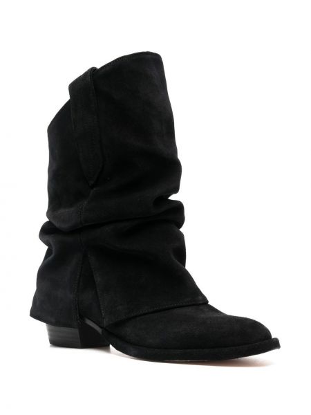 Ankle boots zamszowe N°21 czarne