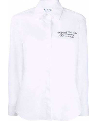 Camisa manga larga Off-white blanco