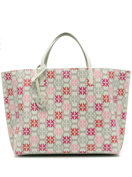 Τσάντα shopper με σχέδιο Pinko πράσινο