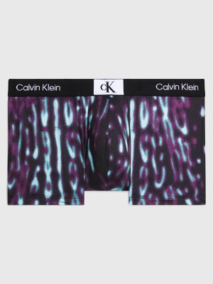 Boxers de cintura baja con estampado Calvin Klein negro