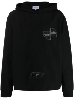 Sudadera con capucha con bordado Xander Zhou negro