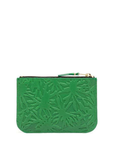 Kožená peněženka Comme Des Garçons Wallet zelená