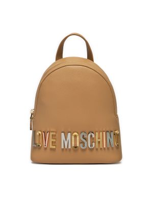 Plecak Love Moschino brązowy