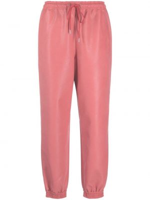 Deri pantolon Stella Mccartney pembe