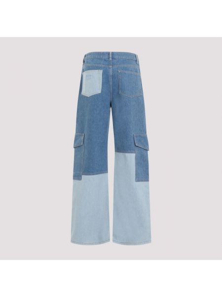 Retro jeans Ganni blau