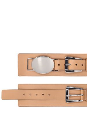 Cinturón de cuero con hebilla Michael Kors Collection