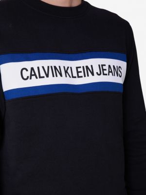 Hanorac cu fermoar Calvin Klein negru