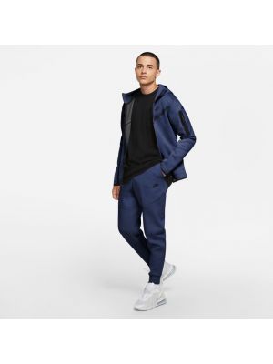 Pantaloni sport din fleece Nike albastru