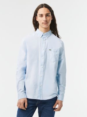 Camisa manga larga Lacoste azul