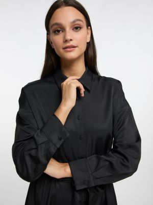 Robe chemise Risa noir