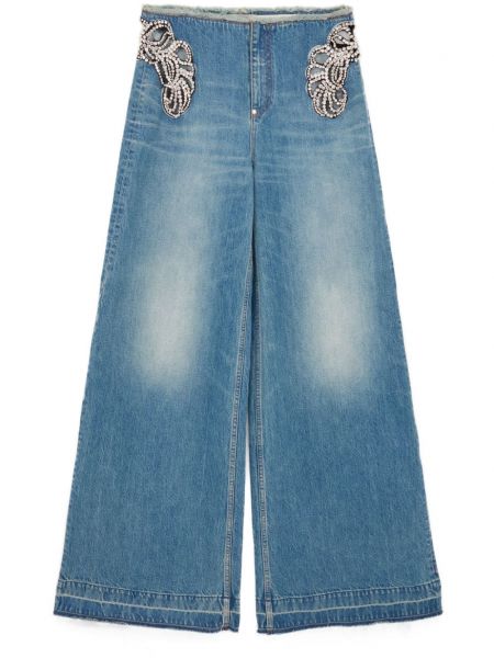 Kristaller jean pantolon Stella Mccartney mavi