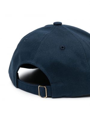 Medvilninis siuvinėtas kepurė su snapeliu Casablanca mėlyna