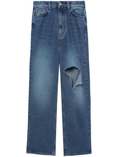 Zvonové džíny Rokh modré