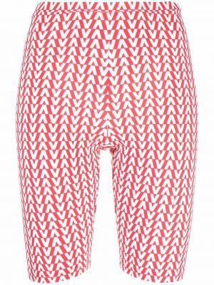 Pantalones culotte Valentino rojo