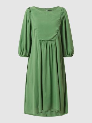 Sukienka z wiskozy Comma zielona