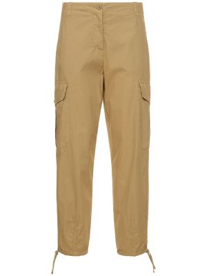 Pantaloni cargo di cotone Aspesi beige