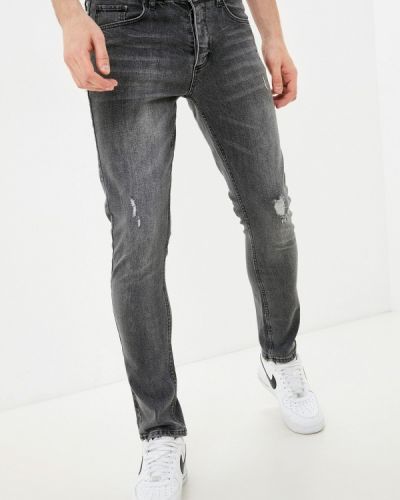 Зауженные джинсы Trendyol, серые