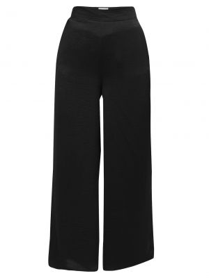 Широки панталони тип „марлен“ Dreimaster Vintage черно